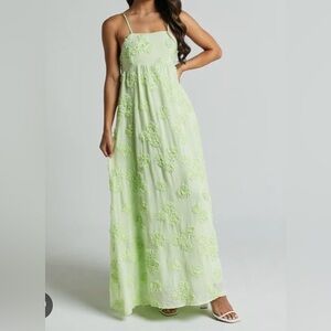 Showpo Claya Maxi Dress- Green
